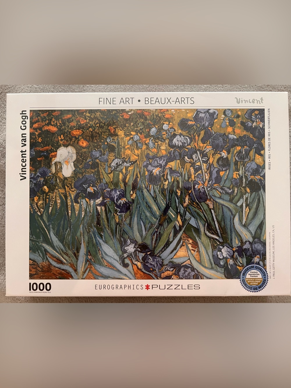 EuroGraphics Vincent van Gogh Irises Puzzle